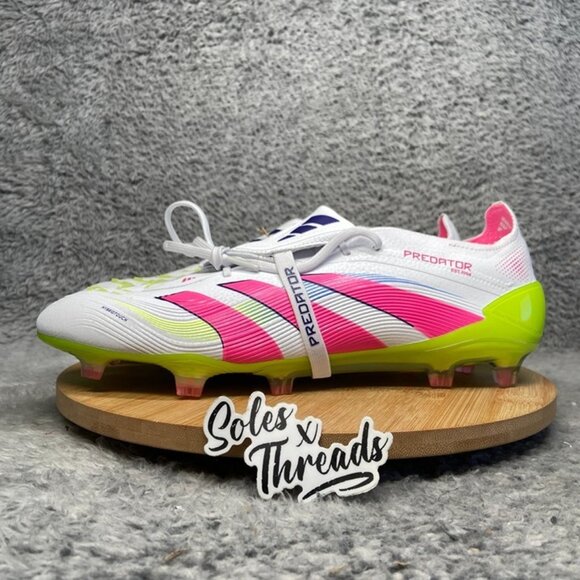 Adidas Predator Elite Fold-Over Tongue FG Soccer Size 8 Men Celestial ID8967 - Picture 4 of 6